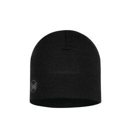 Buff Headwear BUFF MERINO MIDWEIGHT BEANIE SOLID ADULT BLACK