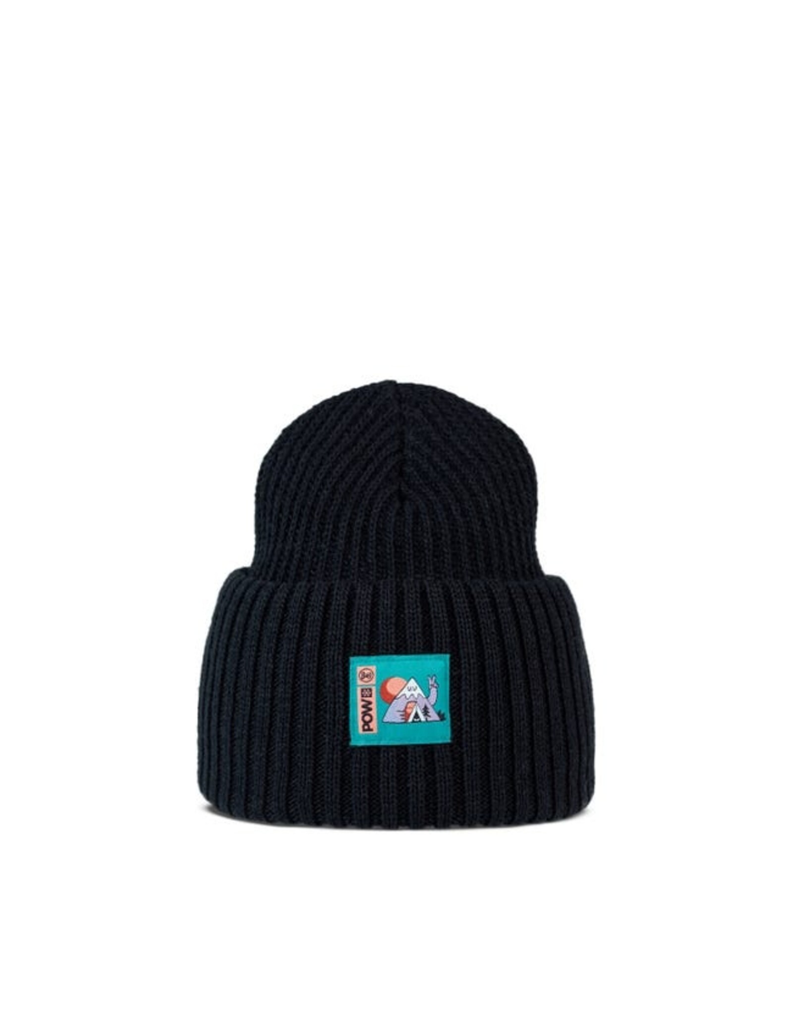Buff Headwear BUFF POW KNITTED BEANIE POW RUTGER ADULT BLACK