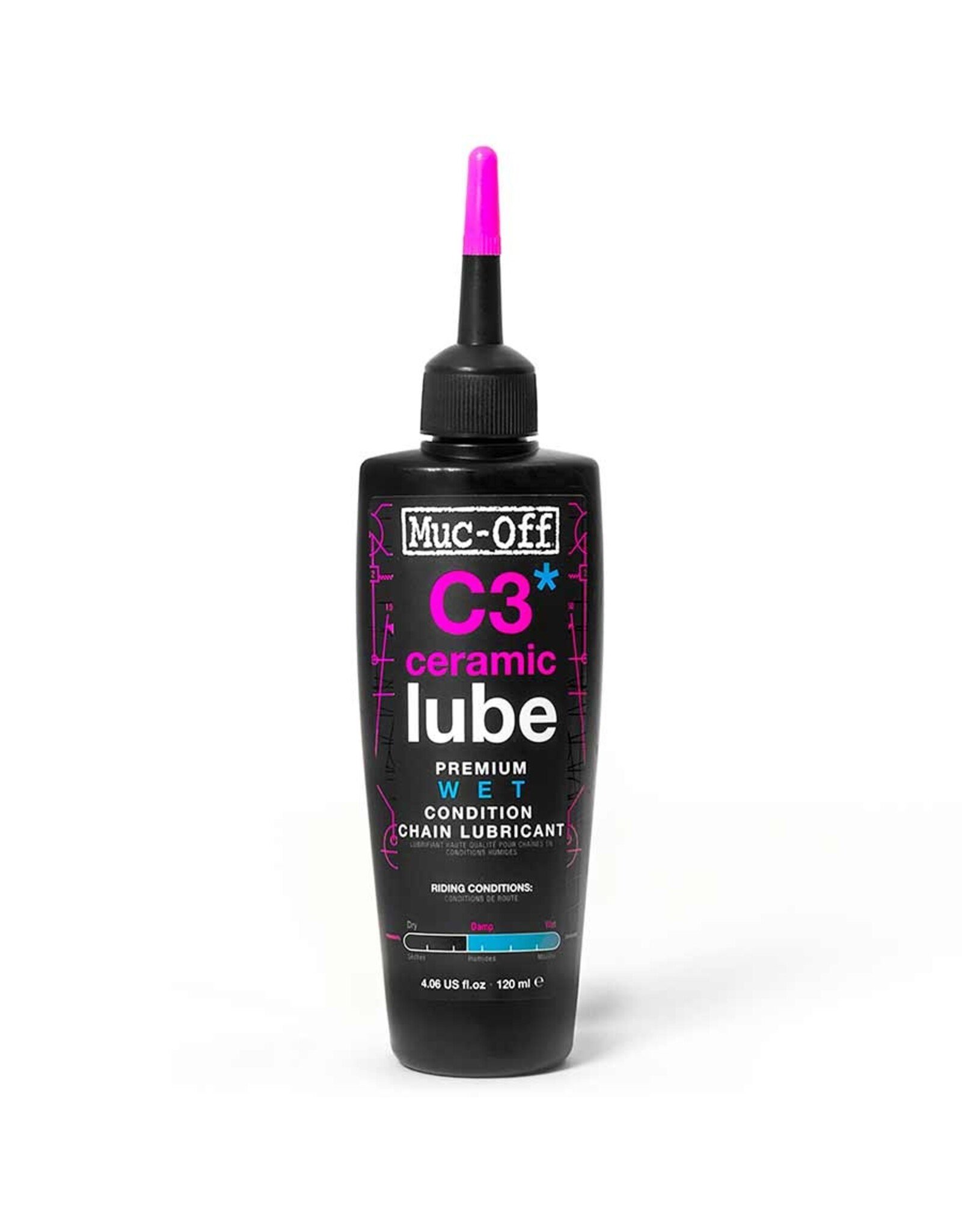 Muc-Off Muc-Off, C3 Wet Ceramic, Chain lubricant, 120ml