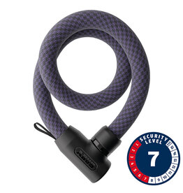 Abus, Yarnit 4004K, Chain Lock, Key, 4mm, 110cm, 3.6', Midnight Purple