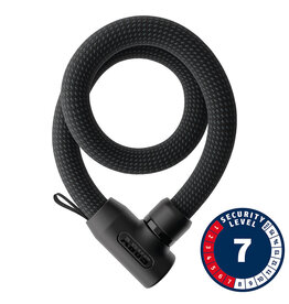 Abus, Yarnit 4004K, Chain Lock, Key, 4mm, 110cm, 3.6', Black
