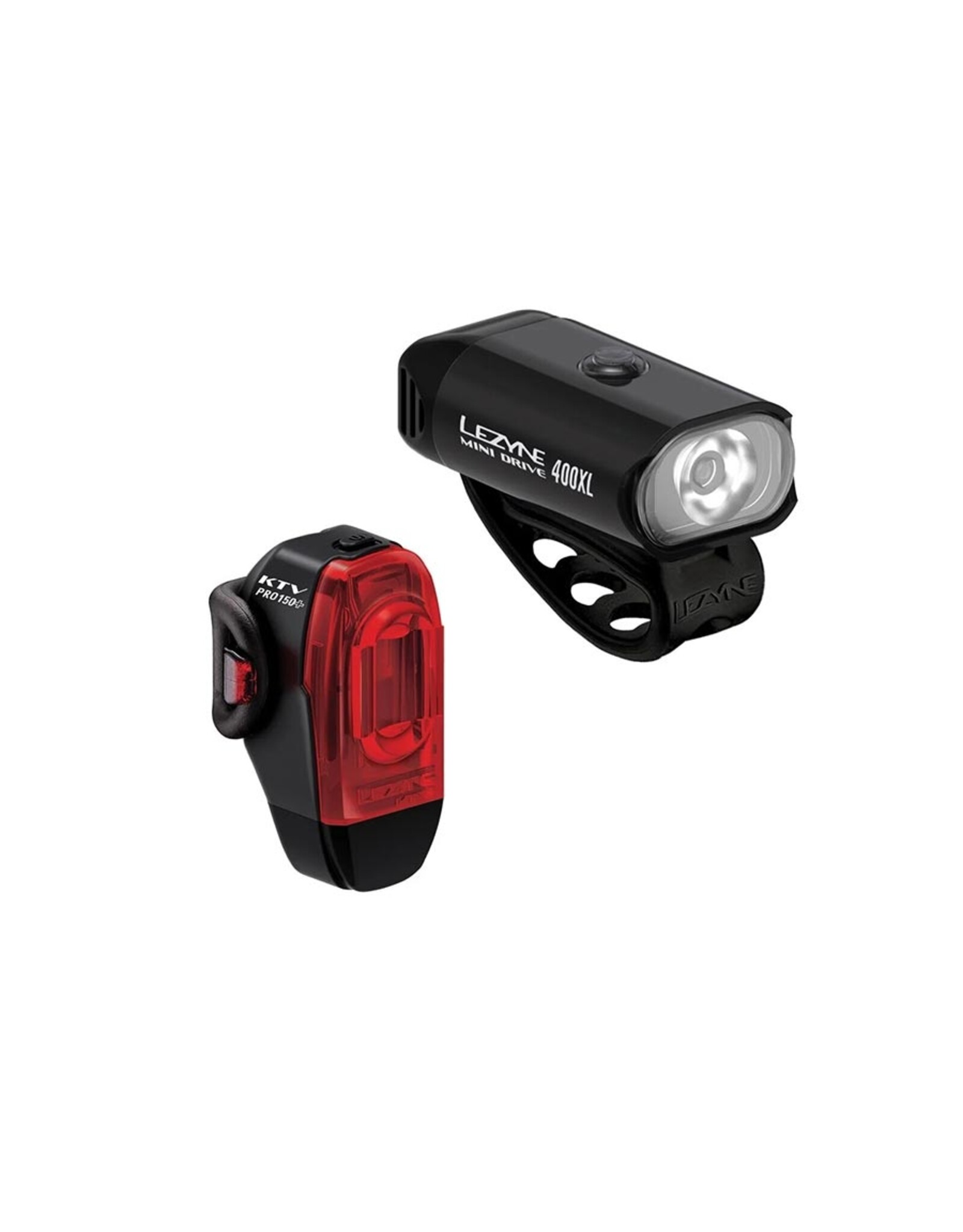 Lezyne Lezyne, Mini Drive 400XL/ KTV Drive Pro+, Light, Set, Black