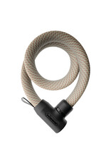 Abus, Yarnit 4004K, Chain Lock, Key, 4mm, 110cm, 3.6', Sand Stone