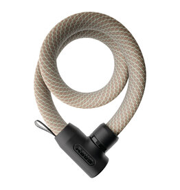 Abus, Yarnit 4004K, Chain Lock, Key, 4mm, 110cm, 3.6', Sand Stone