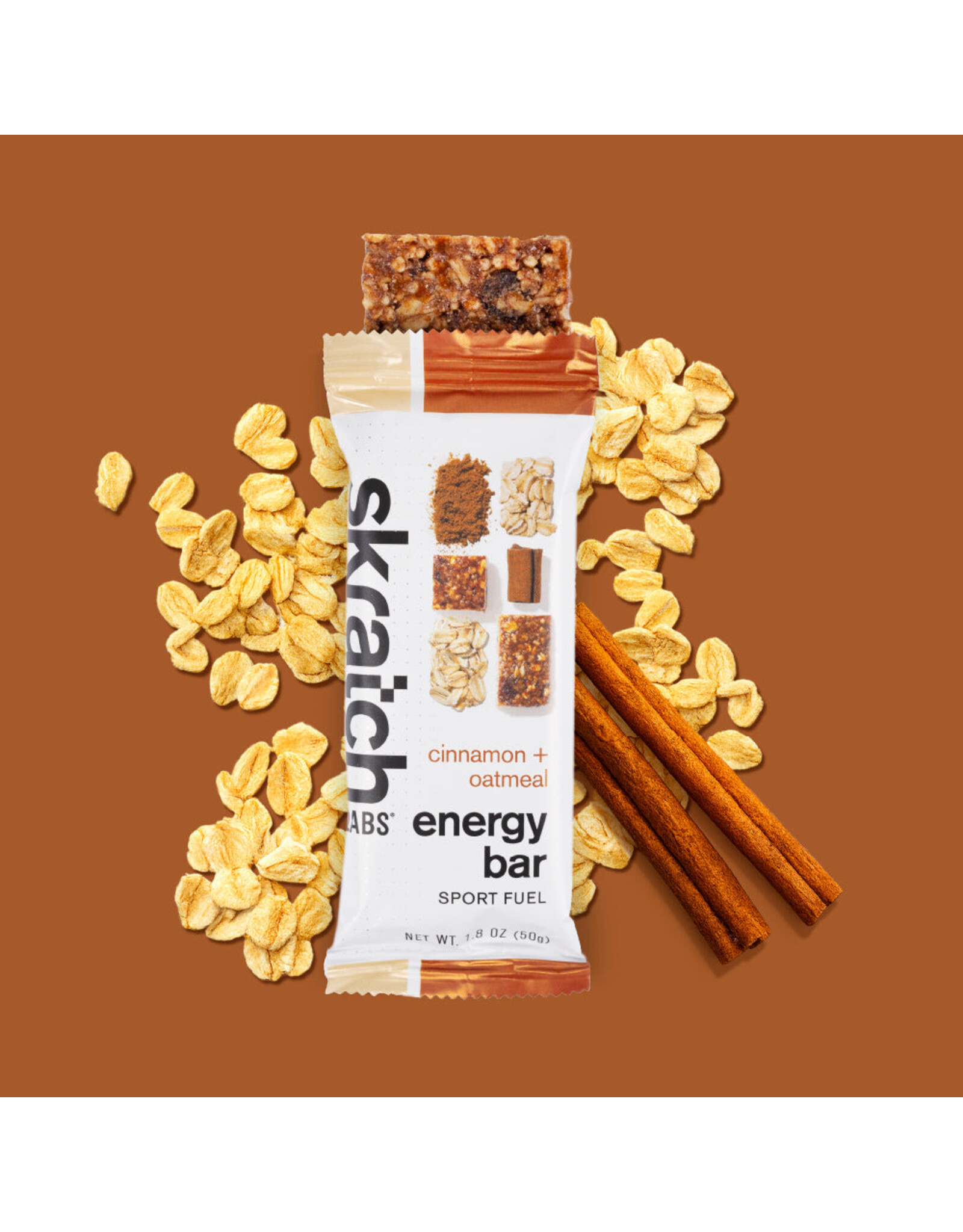 Skratch Labs Skratch Labs - Energy Bar: Cinnamon + Oatmeal single