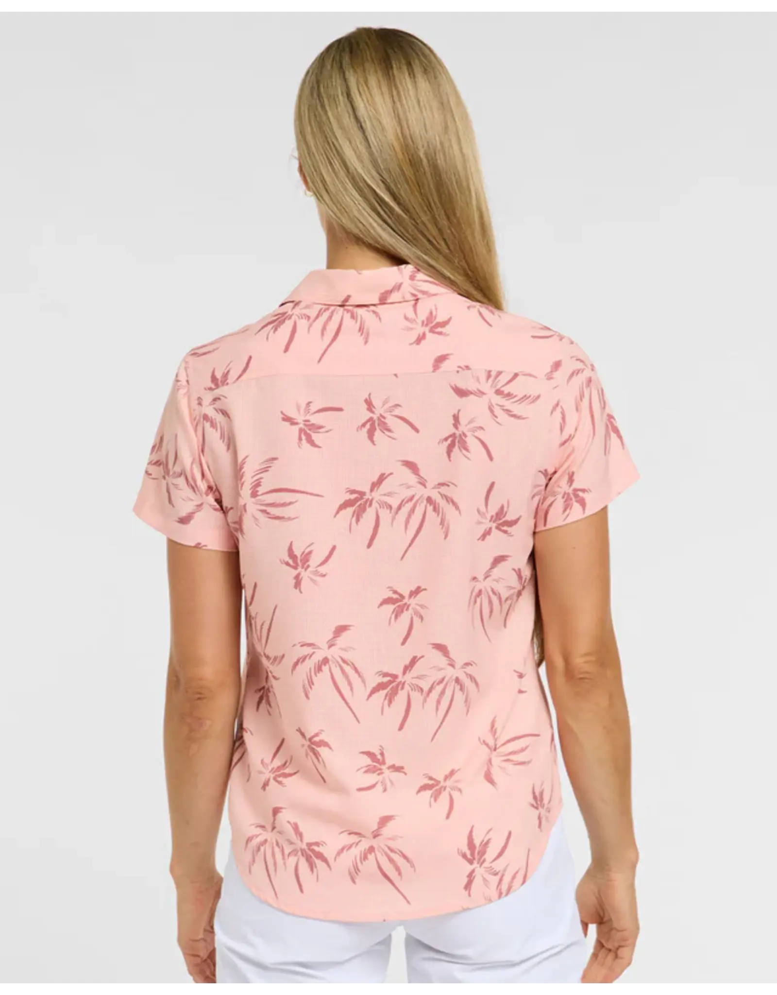 Dharco Dharco Womens Tech Party Shirt | Pink Palm