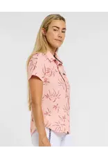Dharco Dharco Womens Tech Party Shirt | Pink Palm