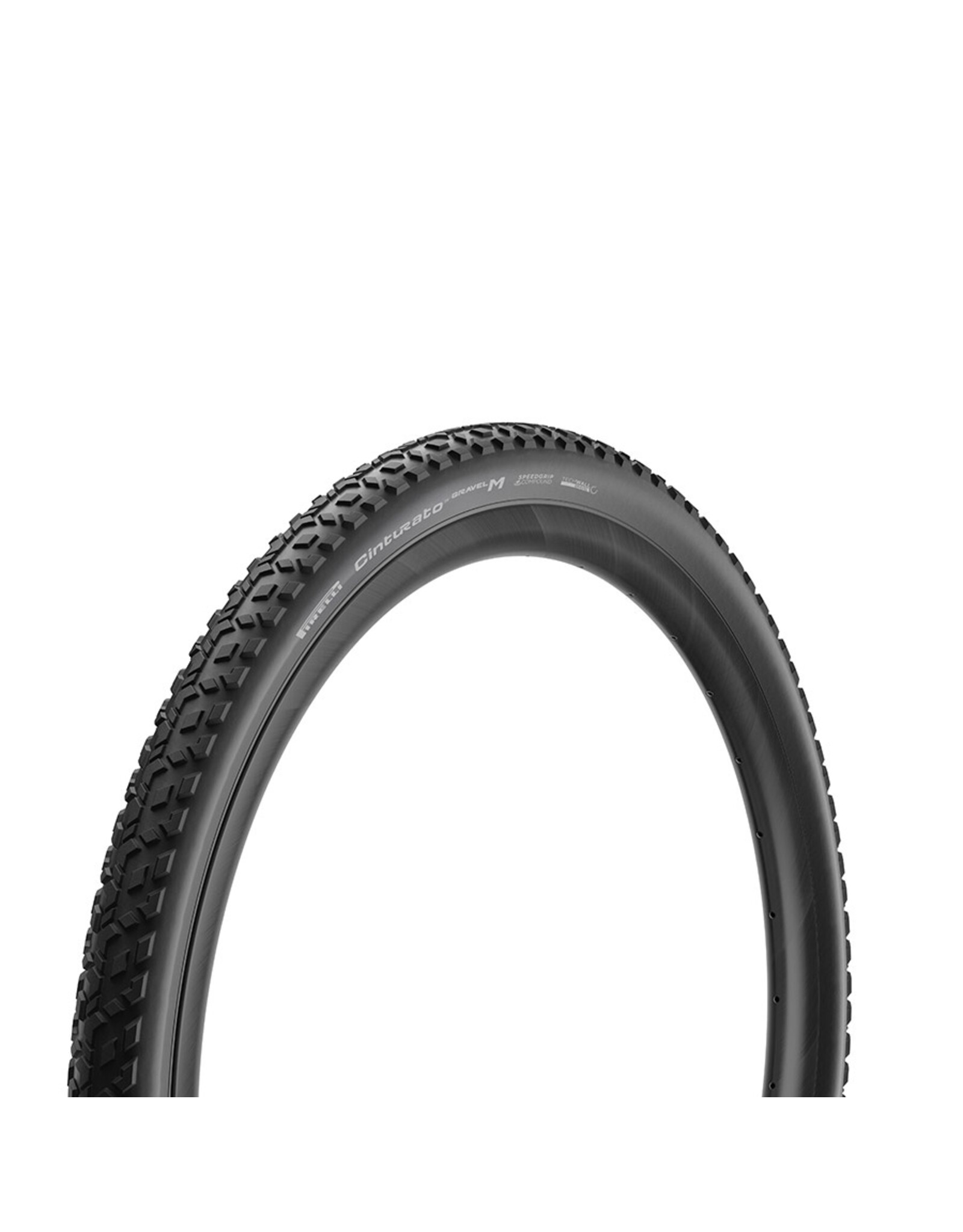 Pirelli Pirelli, Cinturato Gravel M P-Line, Gravel Tire, 700x45C, Folding, Tubeless Ready, SpeedGrip, TechWALL, 60TPI, Black