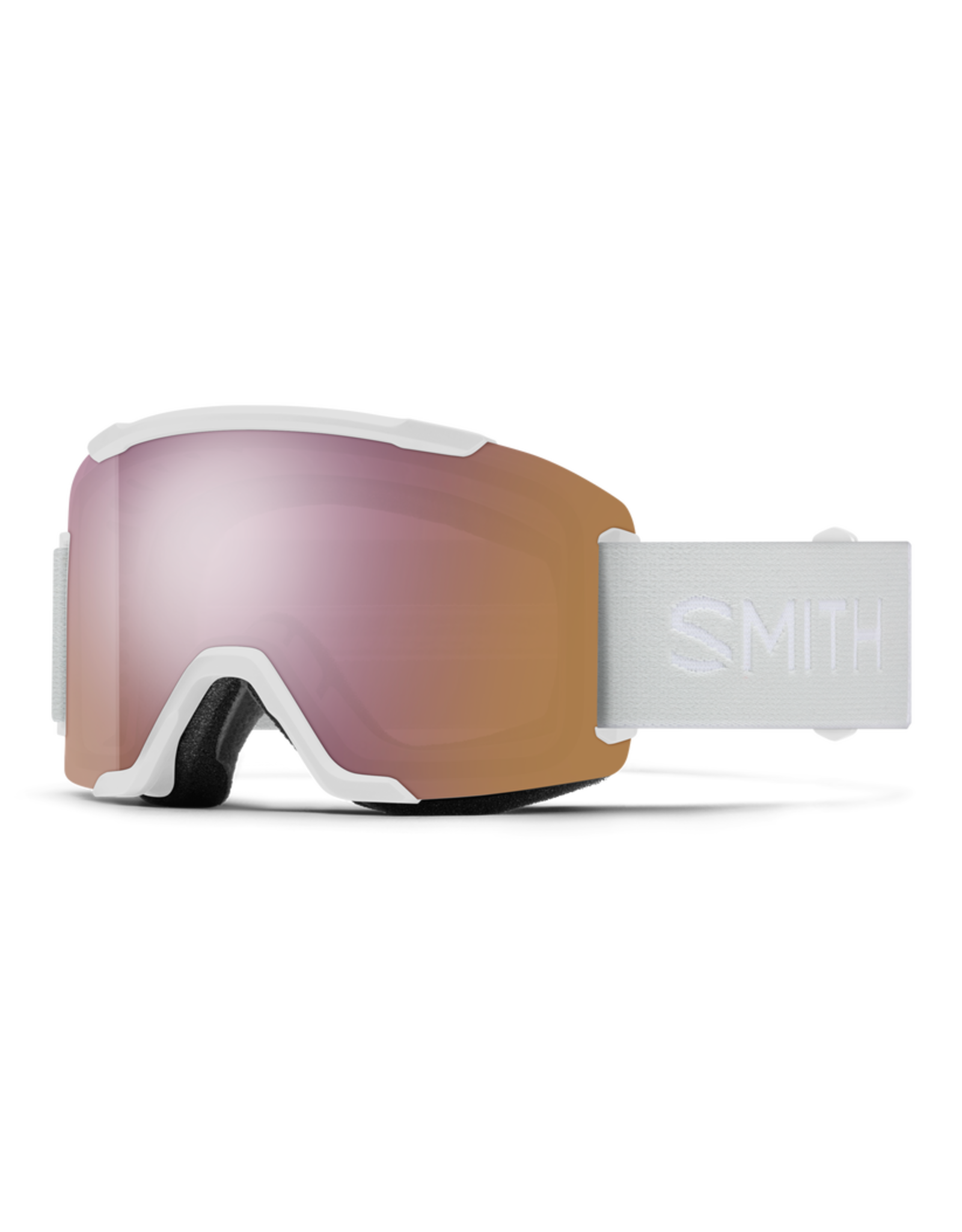 Smith Smith Squad2 White Vapor | ChromaPop Everyday Rose Gold Mirror F26