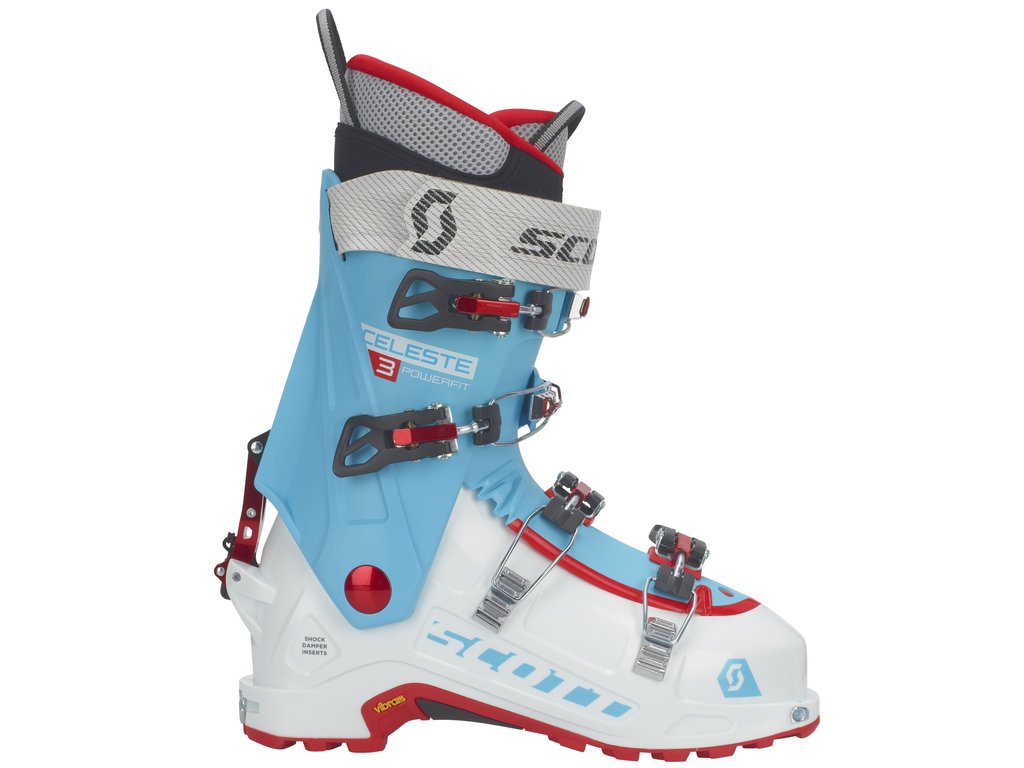 Scott Scott Celeste III Women's AT Ski Boots White/Berry Blue | 23.5