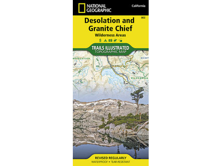 National Geographic National Geographic Desolation & Granite Chief: Wilderness Areas Map #802 National Geographic National Geographic Desolation & Granite Chief: Wilderness Areas Map #802