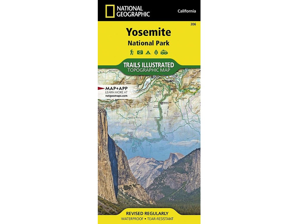 National Geographic National Geographic Yosemite National Park Map #206