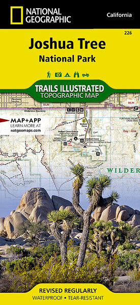 National Geographic National Geographic Joshua Tree National Park Map #226