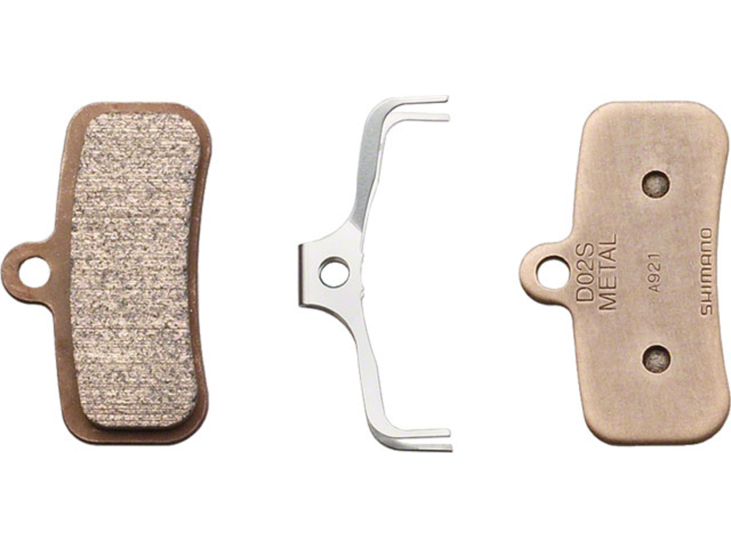 Shimano Shimano D02S-MX Disc Brake Pad & Spring - Metal Steel Back Plate, One Pair