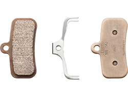 Shimano Shimano D02S Disc Brake Pads , metal, spring, split pin, w/o fin (pair)