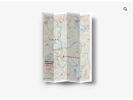 Tom Harrison Dinkey Lakes Wilderness Map