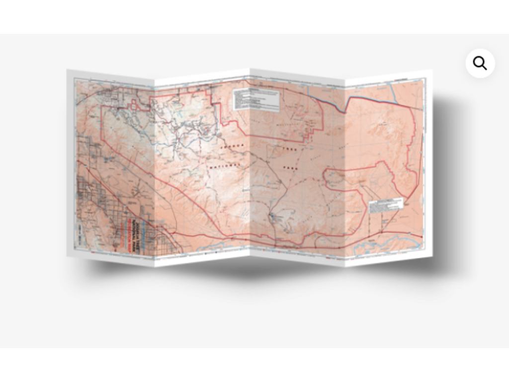 Tom Harrison Joshua Tree National Park Recreation Map