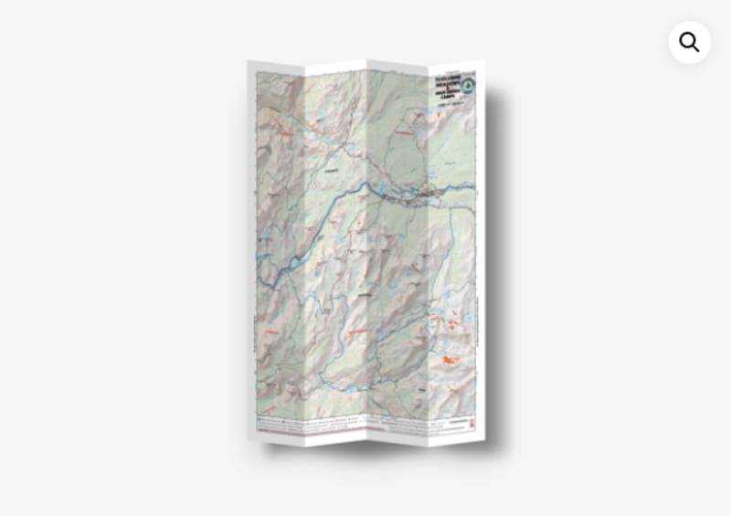 Tom Harrison Tuolumne Meadows & High Sierra Camps Maps