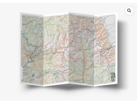 Tom Harrison Mt. Whitney High Country Map