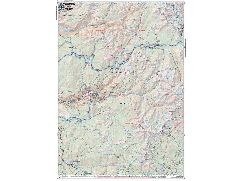 Tom Harrison Tom Harrison Maps Yosemite High Country