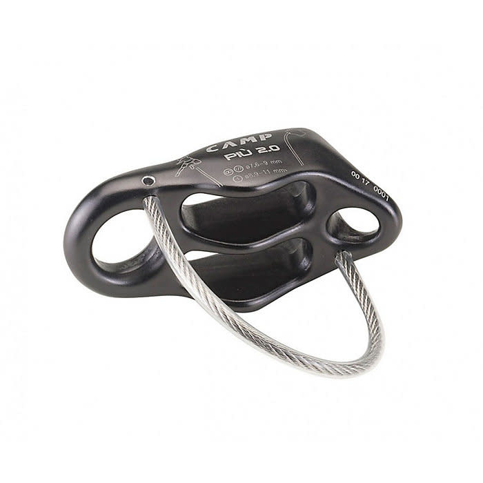 Camp USA Camp Piu 2.0 Belay Device Gun Metal
