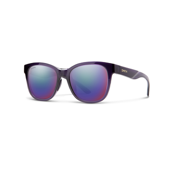 Smith Smith Optics Caper Sunglasses Crystal Midnight/Chromapop Polarized Violet Mirror Smith Smith Optics Caper Sunglasses Crystal Midnight/Chromapop Polarized Violet Mirror