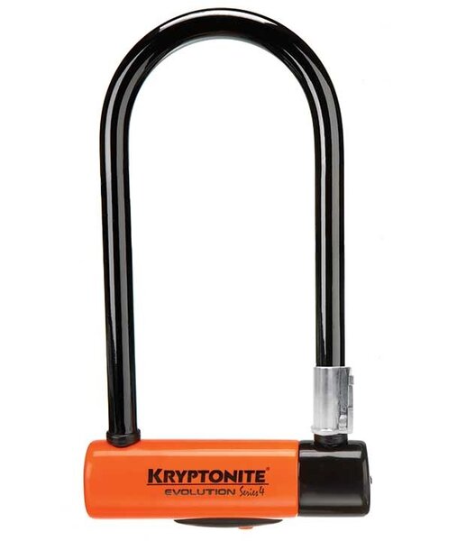 Kryptonite Kryptonite Evolution Series U-Lock - 4 x 9", Keyed, Black, Includes bracket