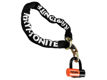 Kryptonite Kryptonite New York Cinch Ring Chain 1213 and Evolution Disc Lock: 4.25' (130cm)
