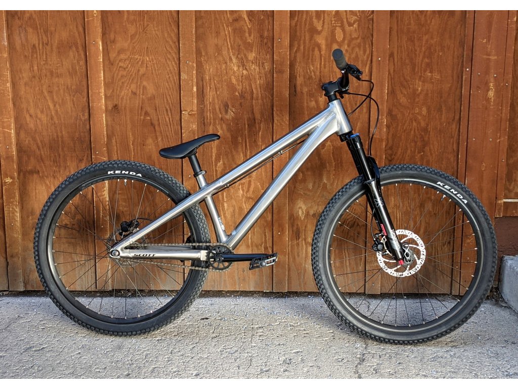 Scott 2022 Scott Voltage YZ 0.1 Dirt Jumper 26" Raw Alloy Smoked