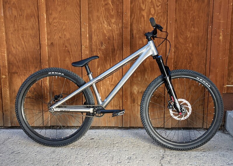 Scott 2022 Scott Voltage YZ 0.1 Dirt Jumper 26" Raw Alloy Smoked