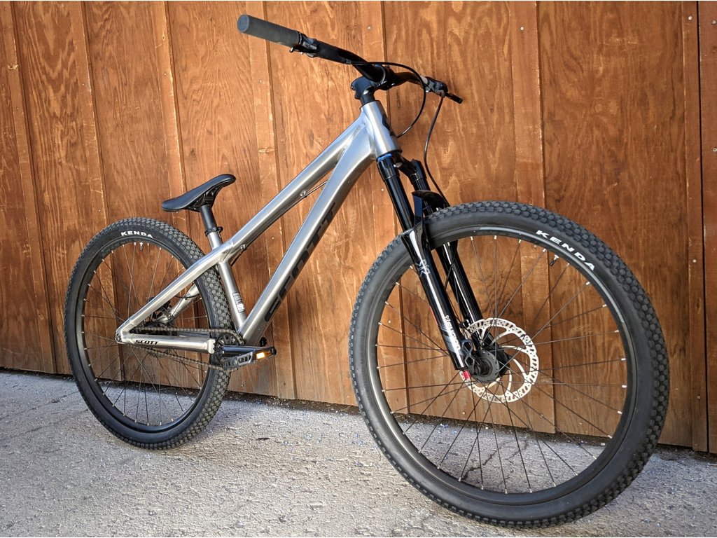 Scott 2022 Scott Voltage YZ 0.1 Dirt Jumper 26" Raw Alloy Smoked