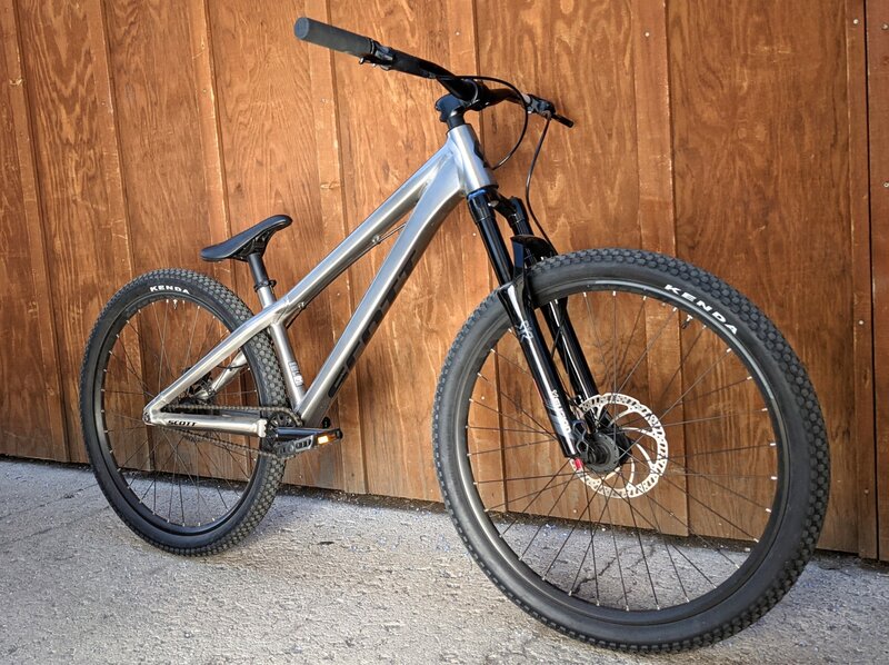 Scott 2022 Scott Voltage YZ 0.1 Dirt Jumper 26" Raw Alloy Smoked