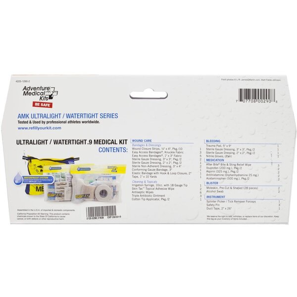 Adventure Medical Kit Ultralight & Watertight First Aid Kit 0.9