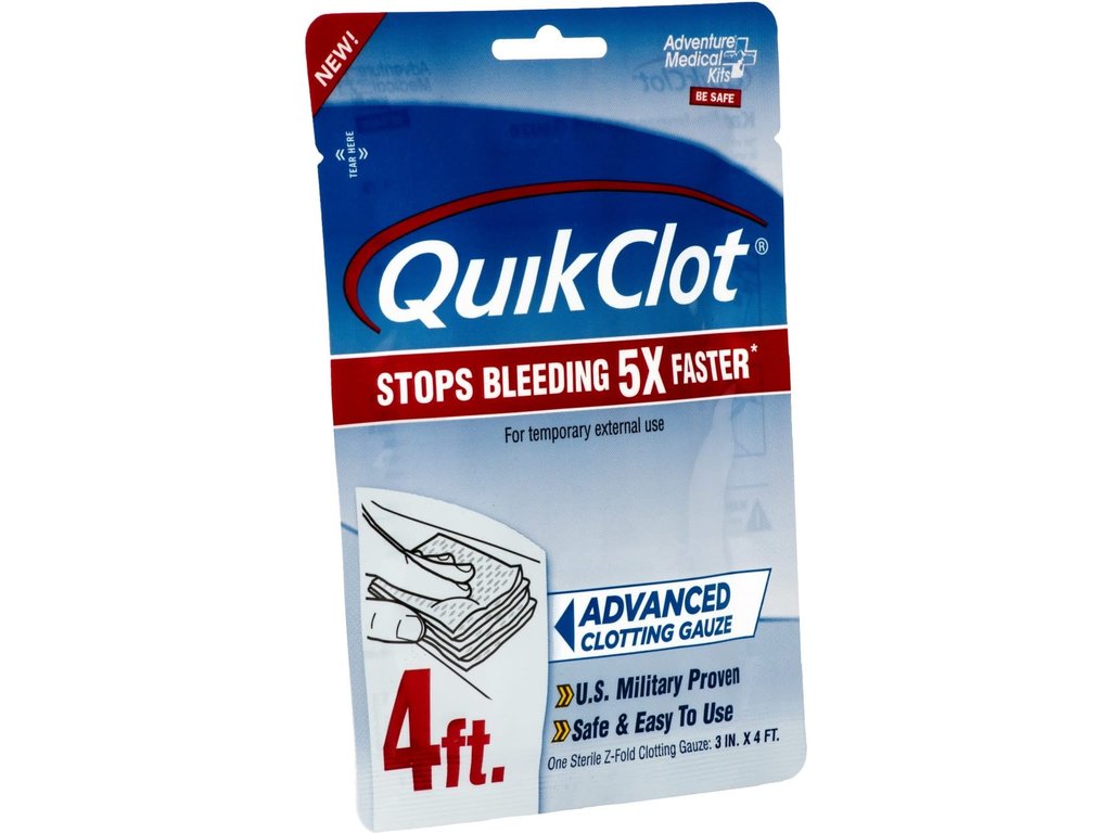 Adventure Medical Kit Adventure Medical QuikClot Gauze 3"x4