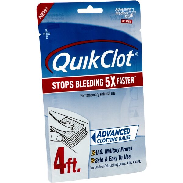 Adventure Medical Kit Adventure Medical QuikClot Gauze 3"x4