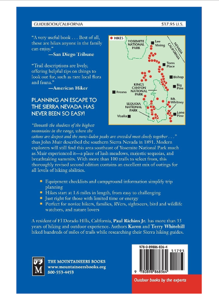 Mountaineers Books Mountaineers Books Best Short Hikes California's South Sierra 2nd Ed 270p