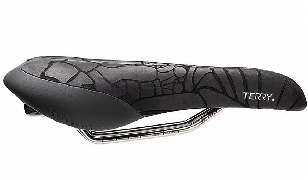 Terry Butterfly Ti Saddle - Titanium, Black, Women's