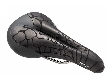 Terry Butterfly Ti Saddle - Titanium, Black, Women's