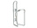 MSW MSW AC-100 Basic Water Bottle Cage: Silver