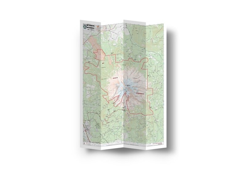 Tom Harrison Tom Harrison Maps Mt. Shasta Wilderness Map