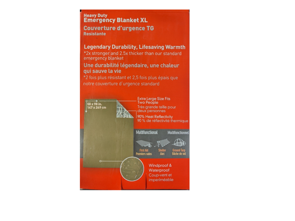 SOL SOL Heavy Duty Emergency Blanket XL