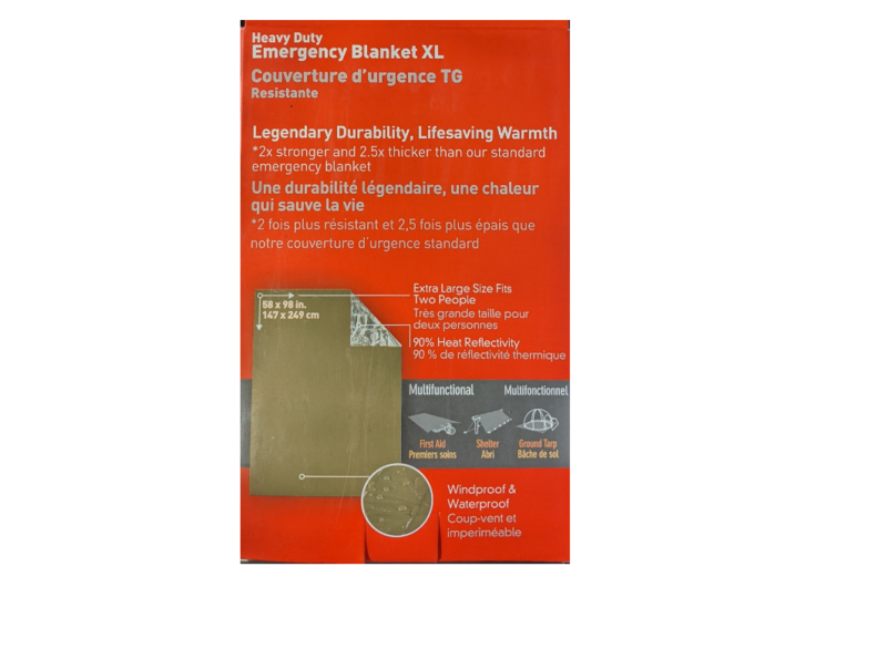 SOL SOL Heavy Duty Emergency Blanket XL