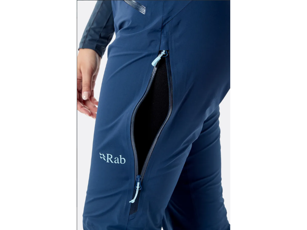 Women's Softshell Skimo Trousers with side vents