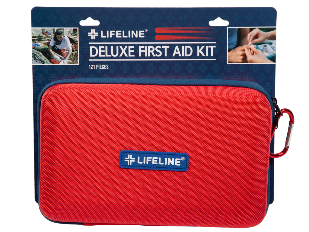 LIFELINE Lifeline Hard Shell Firstaid Kit Deluxe 121Piece