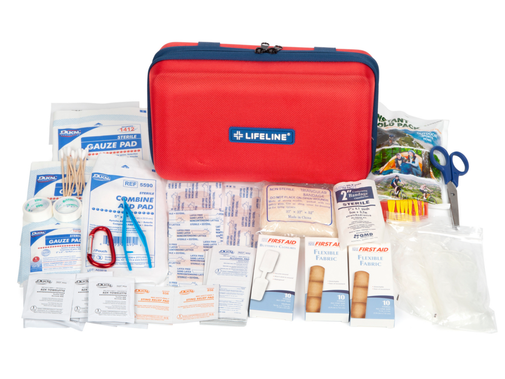 LIFELINE Lifeline Hard Shell Firstaid Kit Deluxe 121Piece