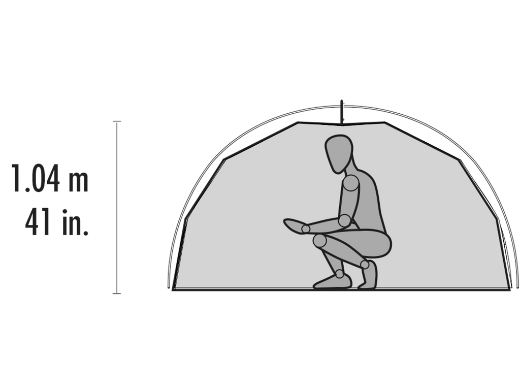 MSR MSR Elixir 3 Backpacking Tent, Three Person