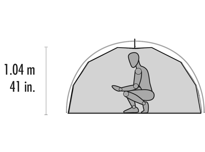 MSR MSR Elixir 3 Backpacking Tent, Three Person