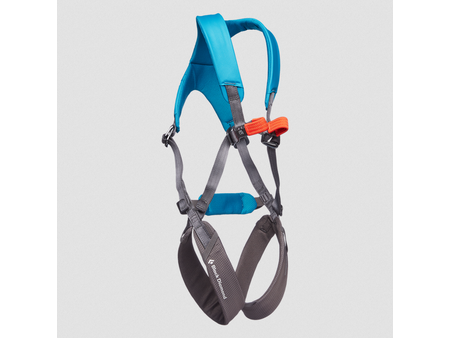 Black Diamond Black Diamond K's Momentum Full Body Climbing Harness Azul
