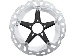 Shimano Shimano Deore XT RT-MT800-L Disc Brake Rotor with External Lockring 203mm Center Lock Silver/Black