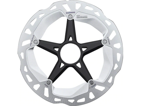 Shimano Shimano Deore XT RT-MT800-L Disc Brake Rotor with External Lockring 203mm Center Lock Silver/Black